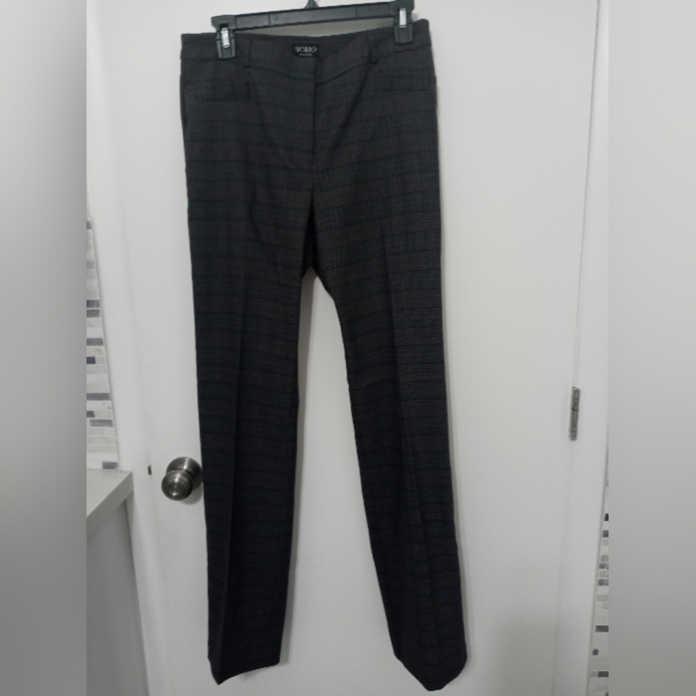 Soho Houndstooth Super Stretch Straight Leg Casual Dress Pants Size l0